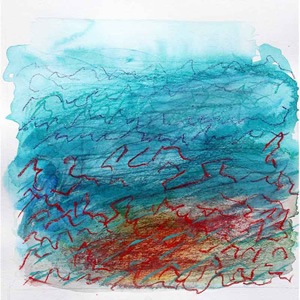 Orginal Artwork by NZ Painter, Tina Frantzen Istanbul I  for the Marking Time exhibition from 2023
